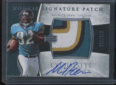 2006 Exquisite Football Maurice Drew #126 Rookie Signature Patch Auto /225 - Image 1 of 2