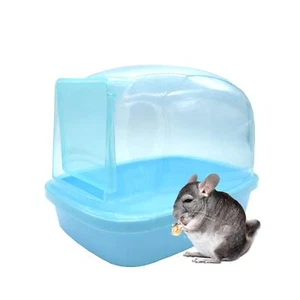Dwarf Hamster Bathroom Chinchilla Sauna Room Plastic Sand Bath House Ideal fo... - Picture 1 of 7
