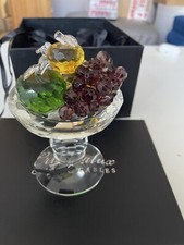 CRYSTALUX COLLEZIONI BELLISSIMO CRISTALLO DECORATO Vetro Frutta