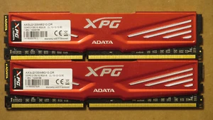 only lot in ebay 16GB adata xpg 8gb x2 xmp DDR3 2133 pc3 17000 red - Picture 1 of 2