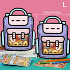 Cartoon School Bag Shape Candy Bags Cookie Bag Party Gift Bag Packing Suppli SUM