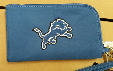 Detroit Lions ID Wallet Wristlet Cell Phone Case Charm 14 Purse Cover