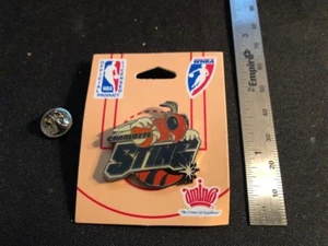 NEW Charlotte STING Collectable Logo Pin - WNBA Licensed - Butterfly Pin Back - Picture 1 of 1