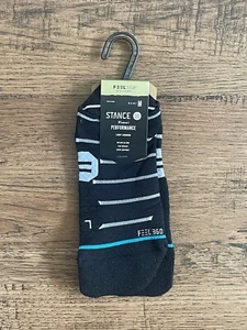 Stance Feel 360 Performance Tab Height Socks ‘Black Gray’ (size wmns M 8-10.5) - Picture 1 of 5