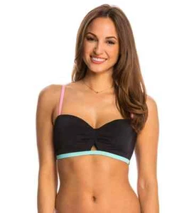 Coco Rave Keep it Cute Peek-a-Boo Underwire Bralette Bikini Top Size M/L 34/36 D - Picture 1 of 4