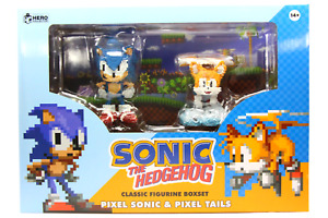 Sonic The Hedgehog Classic Figurine Boxset Pixel Sonic & Pixel Tails