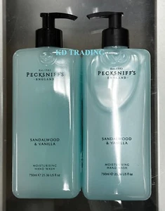 (2-Pk) PECKSNIFF'S ENGLAND SANDALWOOD & VANILLA Moisturizing Fragrance HAND WASH - Picture 1 of 4