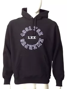 SUPREME-2023 Black Reverse Hood Cotton Hoodie, Size Medium - Picture 1 of 4