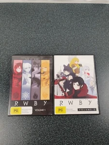 RWBY Volume 1 and Volume 2 Dvd Set Free Post Anime Series  - Bild 1 von 3