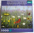 Buffalo Games Hautman Brothers Coll. Butterflies & Flowers 1000 Pc Puzzle Poster