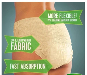 Depend Silhouette Adult Incontinence Postpartum Bladder Leak Underwear for Women - Picture 1 of 5