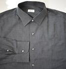🆕️ $650 BRIONI Gray 100% COTTON FITTED Shirt XXL /2XL or VI