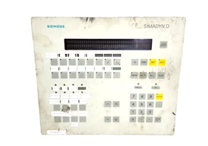 SIEMENS 6DD 1670-0AF0 Operator Panel SYMADYN D NO POWER SOLD AS IS - Picture 1 of 5