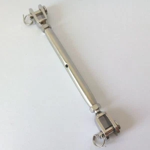 "Nuevo hebilla giratoria de acero inoxidable mandíbula/mandíbula cuerpo cerrado T316, 1/4" - Imagen 1 de 3