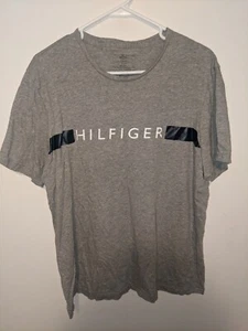 Tommy Hilfiger Shirt Men's Large Sleepwear Tee Grey - Picture 1 of 6
