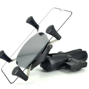 Support de téléphone X poignée convient aux supports RAM avec bras double douille en aluminium - Photo 1 sur 8