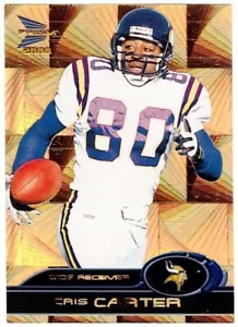 CRIS CARTER - /50 - GOLD HOLO - 2000 prism #49 - Picture 1 of 2