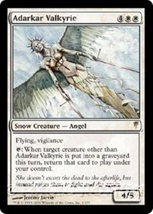 MTG - ADARKAR VALKYRIE - Coldsnap (R) - Picture 1 of 1