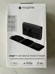 Mophie  snap+ 15W 3-in-1 Multi-Device Travel Charger MagSafe Compatible - Picture 1 of 1