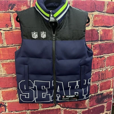 Chaleco acolchado Seattle Seahawks fuera de temporada unisex para hombre XS para mujer pequeño Foto 1 de 4
