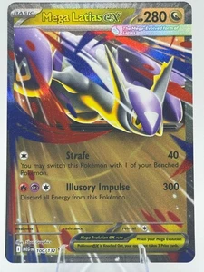 Pokémon TCG Mega Latias ex 100/132 Mega Evolutions Holo - Picture 1 of 2