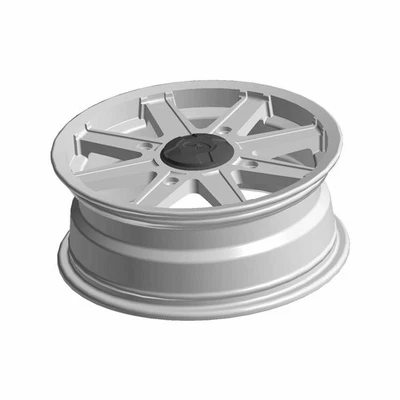 Polaris Rim Cast, Front, 14 x 5.5, Flash Black, for ATV Models - 1521484-655 - Bild 1 von 2