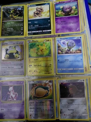 Pokemon Card Binder Collection Holo Rare XY Jungle Base 2 Gym Heroes Non Holo - Image 1 of 4