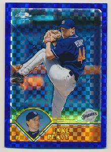 #382 JAKE PEAVY 2003 TOPPS CROMO X-FRACTOR XFRACTOR RIFRATTORE 49/57 PADRES - Foto 1 di 2