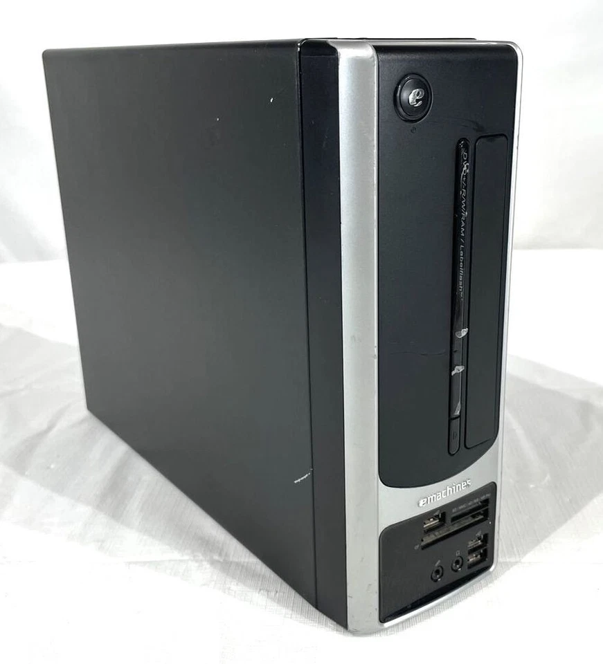 PC torre de oficina eMachines EL1200-06w AMD 64 Athlon 2650E 2 GB 160 GB Windows XP MS Foto 1 de 3
