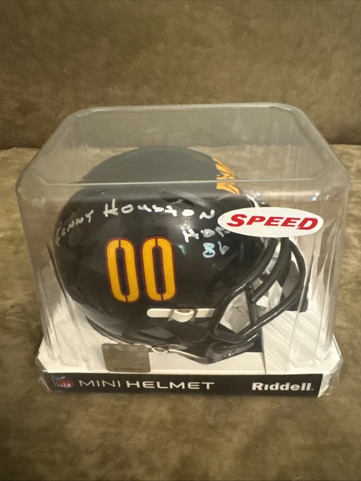Mini capacete autógrafo Ken Houston - Imagem 1 de 1