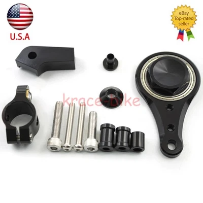 Soporte de montaje amortiguador de dirección para Kawasaki Ninja ZX636 ZX6R 2005-2006 Foto 1 de 4