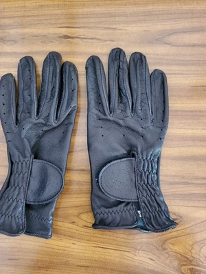 Guantes de cuero negros Esprit vintage para hombre L Foto 1 de 4