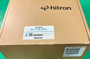 Spectrum Modem Hitron Technologies D3.1.2.5G eMTA WITH Power & Ethernet Cable - Picture 1 of 5
