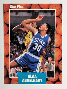 1990 Star Pics #6 Alaa Abdelnaby - Picture 1 of 2