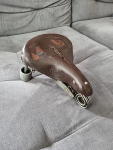 Lepper Genuine Leather Saddle Made in Holland Bicycle Seat Bike - Picture 1 of 4