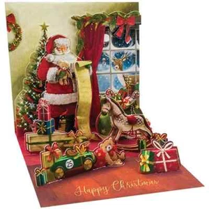 Naughty or Nice Pop-Up Christmas Card (1502) Greeting Card with Envelope - Picture 1 of 4
