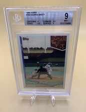 1994 Topps - Gold #180 George Brett Beckett 9 Mint