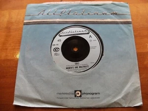 MOMENTS & WHATNAUTS 1975 GIRLS 7" SINGLE VINYL 45 rpm RECORD - Picture 1 of 4