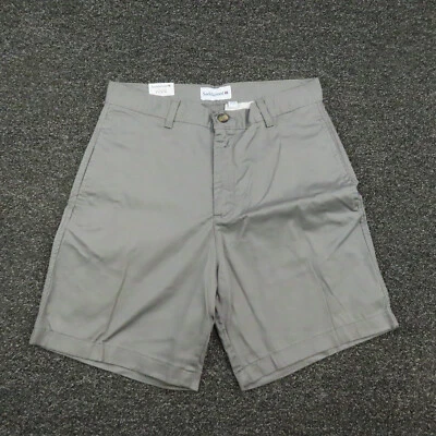 Pantalones Cortos Saddlebred Adulto Talla 30 Gris Chino 7 pulgadas Entrepierna Elastizados Calce Clásico Para Hombres Foto 1 de 4