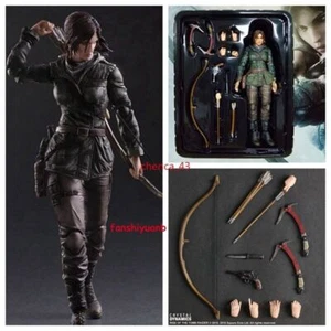 Play Arts Tomb Raider Lara Croft Action Figure Model Statue Toy Collectible Gift - Picture 1 of 14