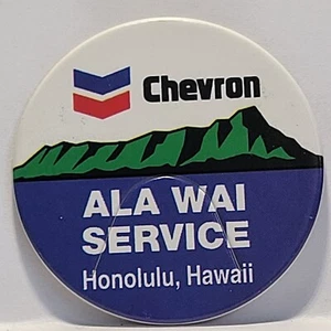 Vintage Pog / Milk Cap * Chevron Ala Wai Service Honolulu Hawaii * Bin42 - Picture 1 of 1