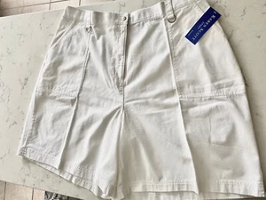 NWT KAREN SCOTT SPORT Brush Cotton ElasticSides Knee Length 4Pockets 24W MSRP$29 - Picture 1 of 6