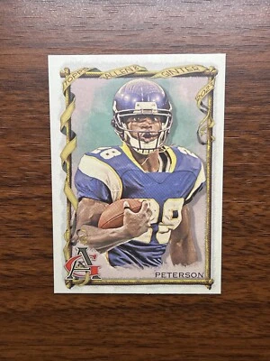 2023 Topps Composite Adrian Peterson ALLEN & GINTER #414 Minnesota Vikings Base - Image 1 of 2