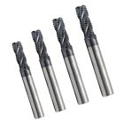 Solid carbide roughing milling cutter with 4teeth AlTiN coating suitable fo rHPC