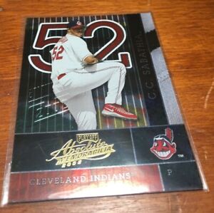 C.C. Sabathia 2002 Playoff Absolute Memorabilia 23rd National Show #44 (#4/5) SP