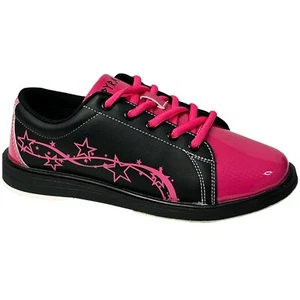 Pyramid Women's Rise Black/Hot Pink Bowling Shoes - Picture 1 of 4