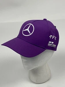 2022 Mercedes AMG F1 Lewis Hamilton KIDS Baseball Cap -PURPLE -One Size Fits All - Picture 1 of 12