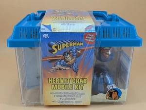 2006 Superman Hermit Crab Mobile Kit Diorama Aquarium Shells Sand DC - BRAND NEW - Picture 1 of 7