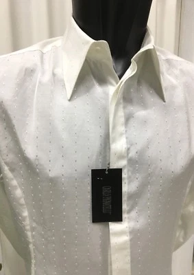 CARLO PIGNATELLI CAMICIA  CERIMONIA  T. L /40   UOMO ELEGANTE SPOSO CERIMONIA - Immagine 1 di 4