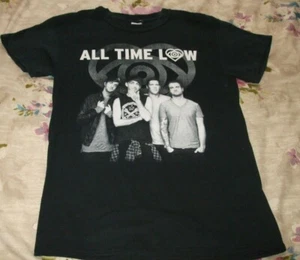 Rare Official - All Time Low - Black Tee Shirt - Short Sleeve -Small -Used Good - Bild 1 von 2